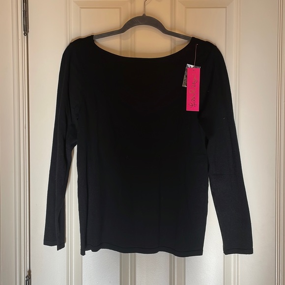 Lilly Pulitzer Sweaters - NWT Lilly Pulitzer Liora Sweater Black Style #001607